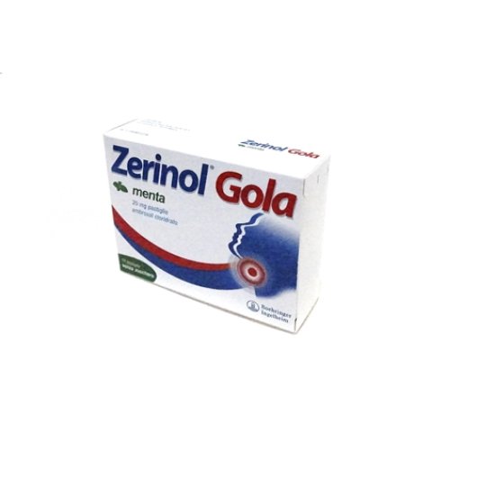 ZERINOL GOLA MENTA 18PAST 20MG