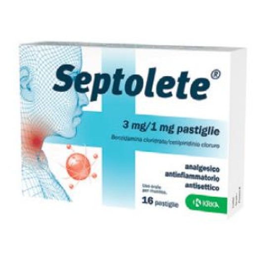 SEPTOLETE 16PAST 3MG+1MG EUCAL