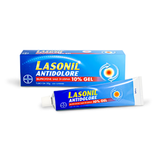 Lasonil Antidolore - Gel 10% - Bayer - Tubetto da 50 grammi - Medicinale in gel ad azione antidolore