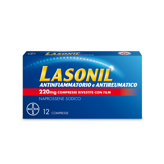 Lasonil Antinfiammatorio e Antireumatico - Bayer - 12 compresse - Medicinale ad azione antinfiammatoria e antireumatica