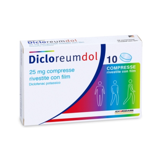 DICLOREUMDOL 10CPR RIV 25MG