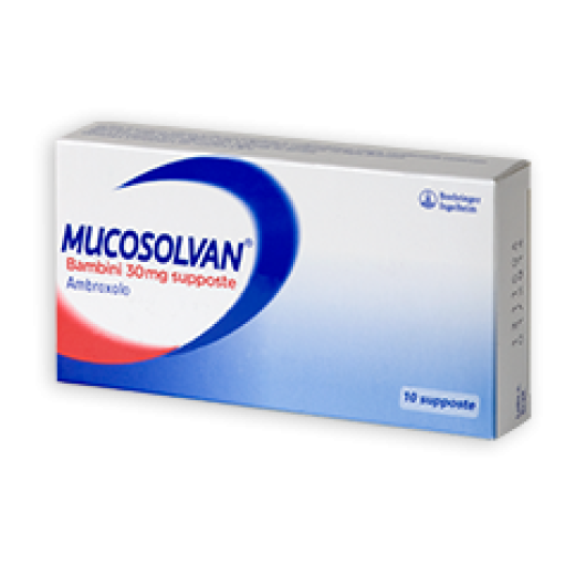 MUCOSOLVAN BB 10SUPP 30MG