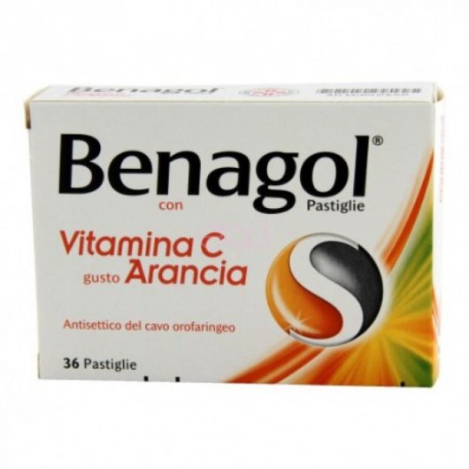 BENAGOL VIT C 36PAST ARANCIA