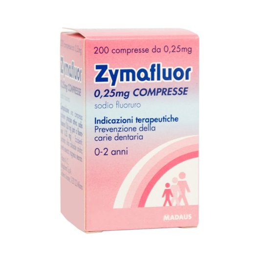 ZYMAFLUOR 200CPR 0,25MG