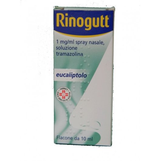 Rinogutt - Opella - Flacone da 10 ml - Spray ad azione decongestionante per la mucosa nasale