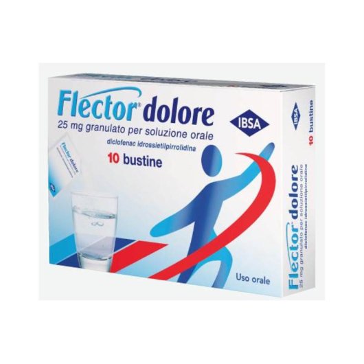 FLECTOR DOLORE GRAT 10BUST25MG