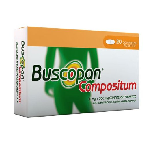 Buscopan Compositum - Opella - 20 compresse - Compresse per il trattamento dei dolori parossistici nelle affezioni del tratto gastrointestinale