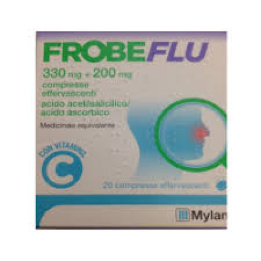 FROBEFLU 20CPR EFF 330MG+200MG