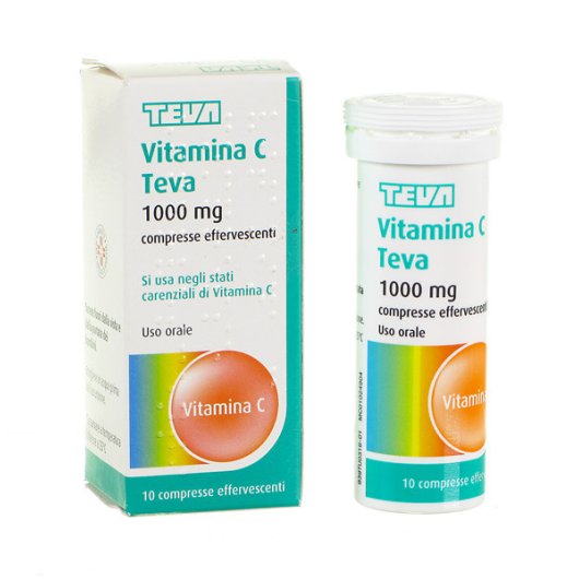 VITAMINA C TEVA 10CPR EFF 1G