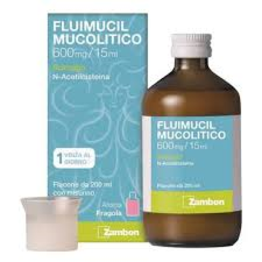 Fluimucil Mucolitico Sciroppo 600mg/15ml Flacone 200ml