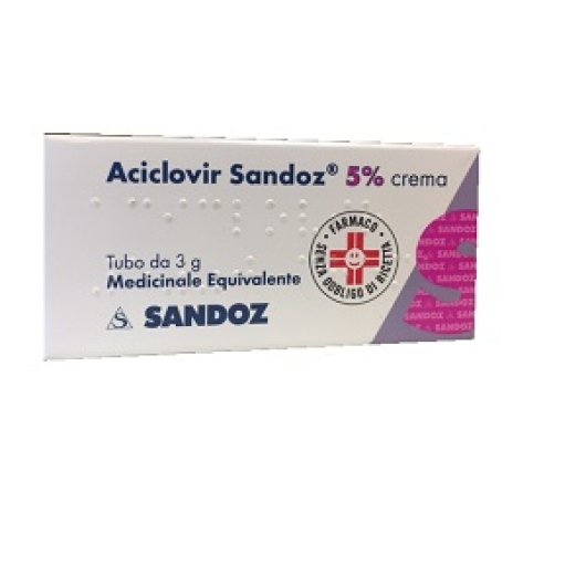 ACICLOVIR SAND CREMA 3G 5%