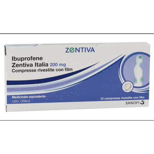 IBUPROFENE ZENT IT 12CPR 200MG