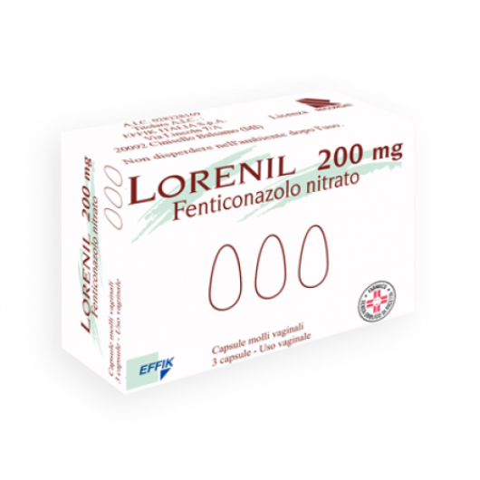 LORENIL 3CPS MOLLI VAG 200MG