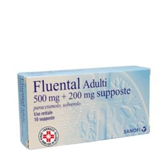 FLUENTAL AD 10SUPP 500MG+200MG