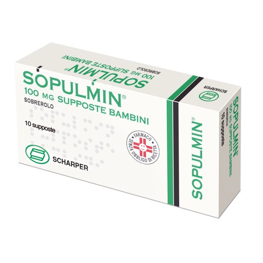 SOPULMIN BB 10SUPP 100MG SOPULMIN BB 10SUPP 100MG