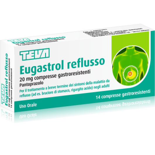 EUGASTROL REFLUSSO 14CPR 20MG