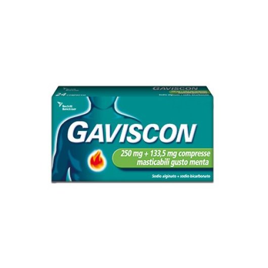 GAVISCON 48CPR MENT250+133,5MG