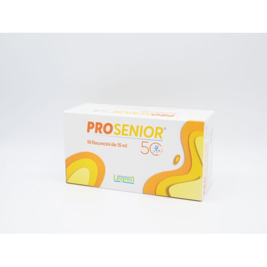 ProSenior - Laboratori Legren 10 Flaconcini – Integratore Vitalità Over 50 per Energia, Forza Muscolare e Funzioni Cognitive