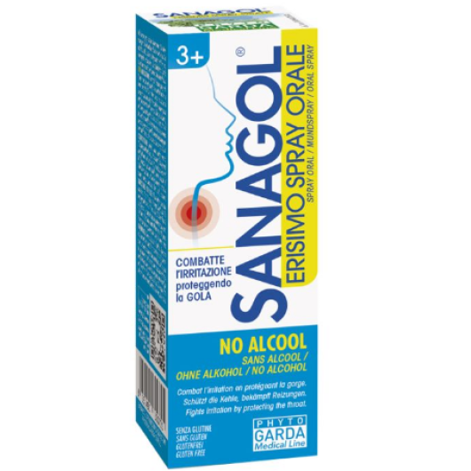 Sanagol spray erisimo senza alcool 20 ml