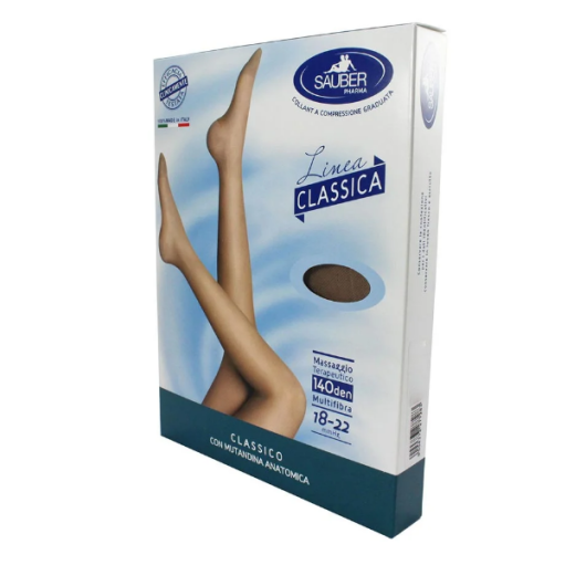  Sauber Classica - Collant Classico 140DEN Taglia 3 Colore Neutro Beige