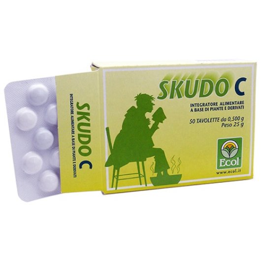 SKUDO C 50TAV 500MG- integratore alimentare per l'apparato respiratorio