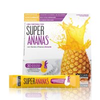 Super Ananas - Zuccari - 30 stick-pack - Integratore alimentare con Ananas che aiuta a drenare i liquidi e a contrastare gli inestetismi della cellulite 