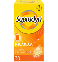Supradyn Ricarica - Bayer - 30 compresse effervescenti - Integratore alimentare che fornisce energia e sostiene il sistema immunitario