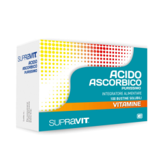 Acido Ascorbico -Supravit - Integratore difese immunitarie 100 bustine