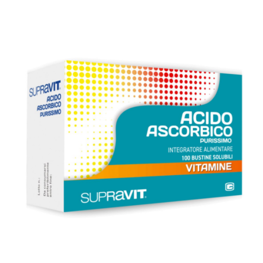 Acido Ascorbico -Supravit - Integratore difese immunitarie 100 bustine