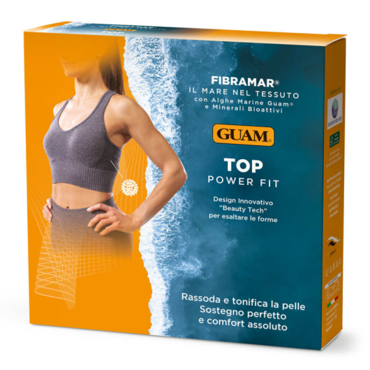 Top Power Fit Guam Fibramar - Grigio Melange Taglia L/XL 46/48 