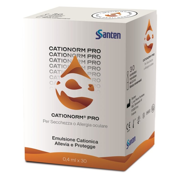 Acquista Cationorm Pro Ud 30x0,4ml SANTEN ITALY Srl