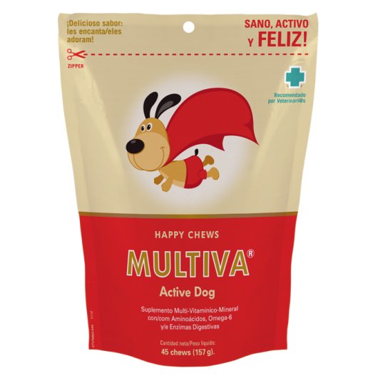 MULTIVA ACTIVE DOG 45CHEWS