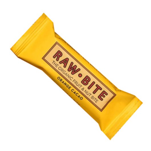 Raw Bite Barretta Arancia e Cacao 50g