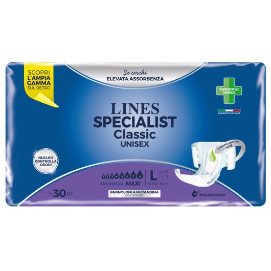 LINES CLAS PANN MAXI L 30PZ 0345