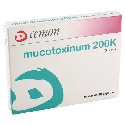 Mucotoxinum 200k 10cps