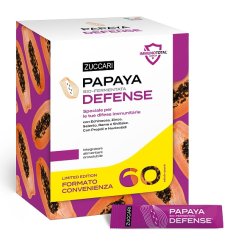 Papaya Defense - Zuccari - 60 stick-pack - Integratore alimentare che sostiene il sistema immunitario contro i malanni stagionali