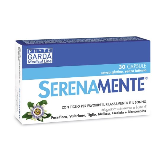 Serenamente - Named - 30 capsule - Integratore alimentare che favorisce il sonno e il rilassamento