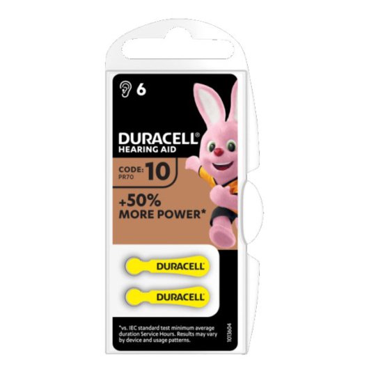 DURACELL EASY TAB 10 GIALLO