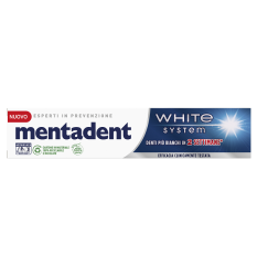MENTADENT WHITE SYSTEM 75ML