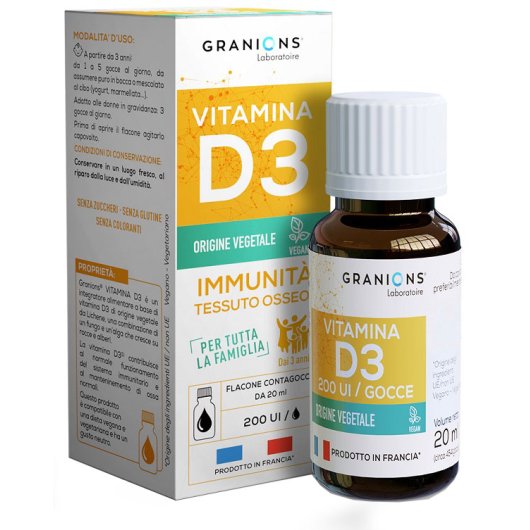 GRANIONS VITAMINAD3GOCCE20ML