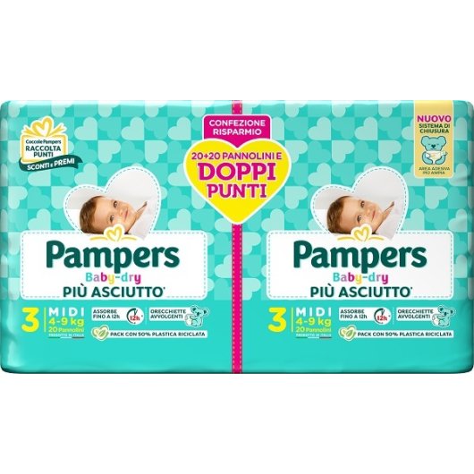 PAMPERS BD DUO DOWNCOUNTM40P