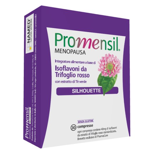 Promensil Silhouette - Named - 30 compresse - Integratore alimentare che allevia i sintomi della menopausa (facilitando anche il controllo del peso corporeo)