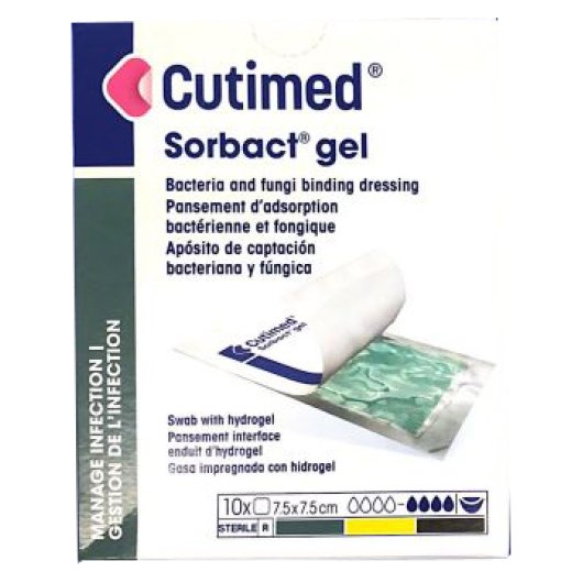 CUTIMED SORBACT GEL7,5X7,5CM