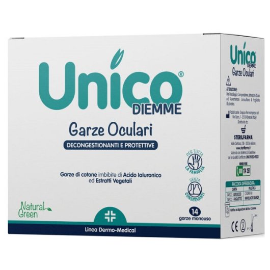 UNICO GARZE OCULARI14PZ