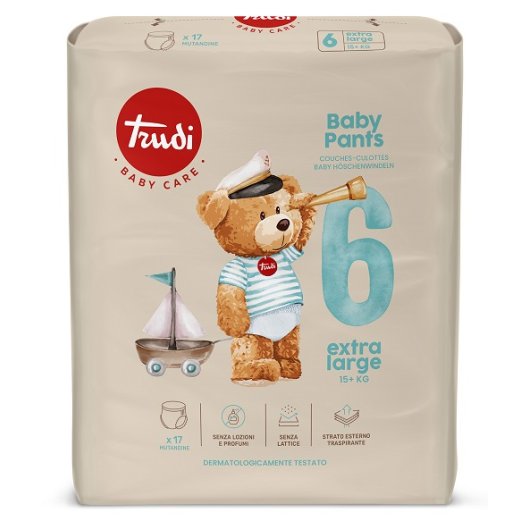 TRUDI BABY PANTS XL 15+KG 17PZ