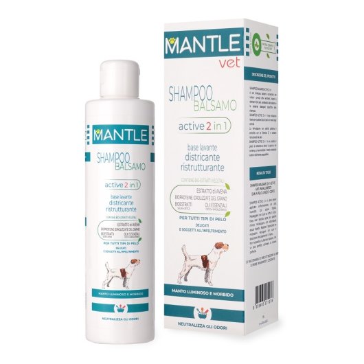 MANTLE VET SHAMPOO 2IN1 250ML