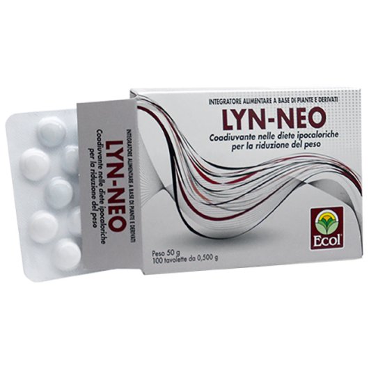 Lyn-Neo - ECOL - 100 tavolette - Integratore alimentare naturale che aiuta nel controllo del peso e l'attivazione del metabolismo