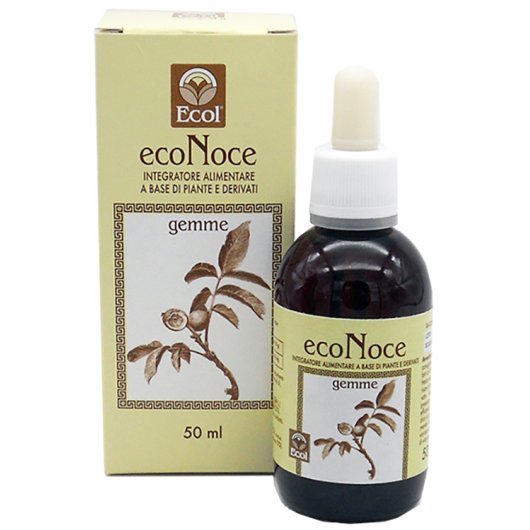 EcoNoce - ECOL - 50 ml - Integratore alimentare naturale che svolge un'attività regolatrice, drenante e modulatrice per il sistema immunitario e linfatico