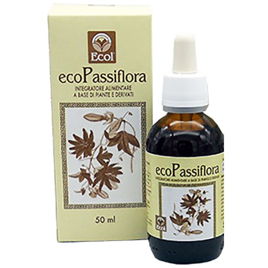 EcoPassiflora - ECOL - 50  ml - Integratore alimentare naturale ad azione rilassante e ansiolitica