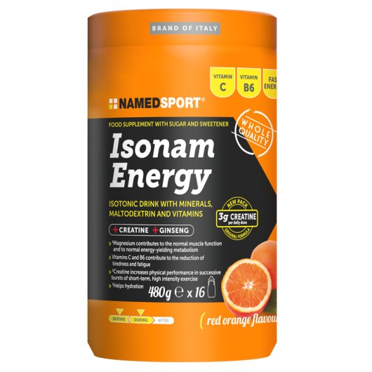 ISONAM ENERGY ORANGE 480GR N/F ISONAM ENERGY ORANGE 480GR N/F